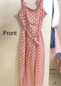 Pink Polka Dot Dress