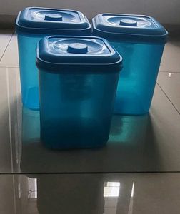 Blue Food Storage Containers (3)