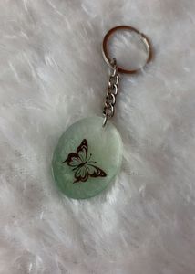 Resin Butterfly Keychain