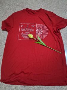 Red Oversized Tee