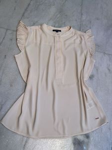 Original Allen Solly-Sleeveless Pleated Top