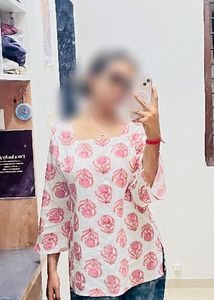 Floral Print Kurta