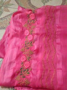 Light Pink Saree New