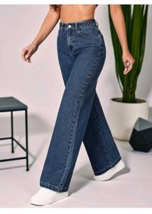 Wide Leg Denim Jeans
