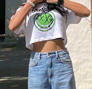 H&M Blink 182 Crop Tshirt