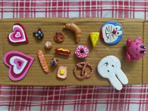 Handmade Clay Food &amp; Character Charms