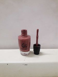 Artificial False Eyelashes And Nail Polish