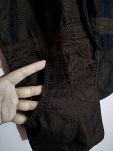 Metallic Cropped Jacket For Women