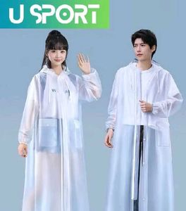 TRANSPARENT THICK RAINCOAT KOREA STYLE Unisex