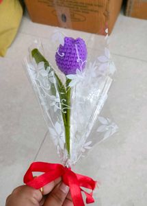 Crochet Hand Made Tulip Flower