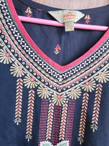 Black Printed Kurti
