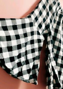 Bell  Sleeves Off Shoulder Crop Top