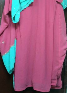 Shirt Shalwar Dupatta Nawratri Offer Silk Fabric
