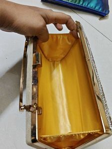 Gold Embellished Clutch