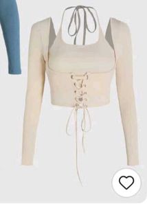 Lace-Up Corset Top