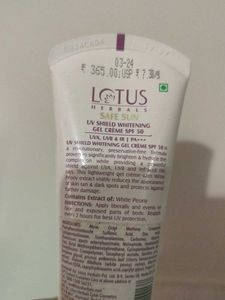 Lotus Herbals Sunscreen