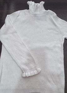 White Turtleneck Sweater