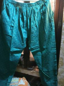 Brand New Kurta+Plazzo+Duptta - Light Green Color