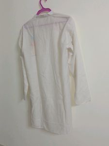 Off White Holi Kurta