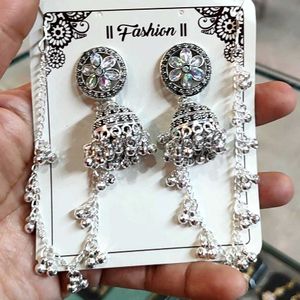 Oxidised Earrings (2 pairs)