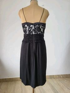 Lace Bustier Cocktail Dress