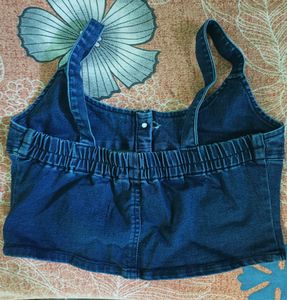 Denim Skirt Top Co-ord Set