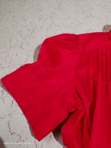 Zara Basic Red Mini Dress