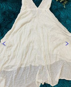 White Lace Beach High Low Halter Neck Maxi Dress