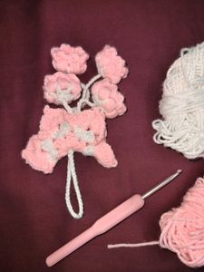 Handmade Crochet Flower Bouquet