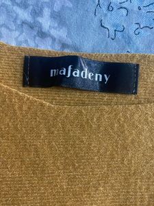 Elegant  Mafadeny Gold Embellished Top