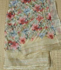 Floral Print Saree