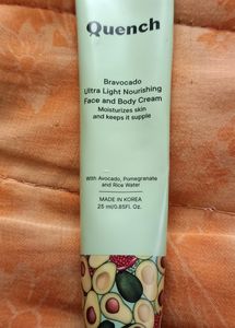 Quench Bravocado Ultra Light Nourishing Face Body