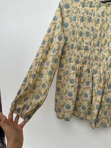 Block Printed Short  Top