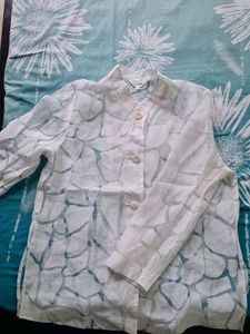 White See-through Shirt For Women Brand: La Plaza