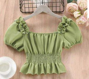Cute Green Top (Off Shoulder)