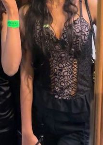 Leopard Print Corset Top