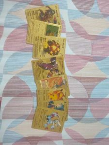 Pokemon Rainbow Golden And Silver Cards
