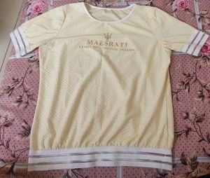 Yellow Color Top - One Time Used