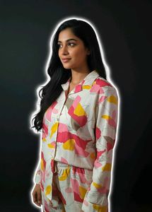 Floral Print Night Suit