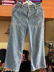 Wide Leg Denim Jeans
