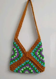 Crochet 🧶 Granny Square Bag