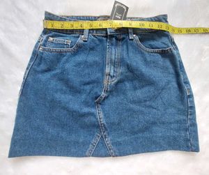 Denim Mini Skirt