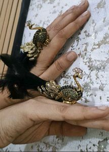 Feather Statement Ring