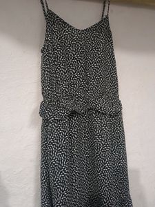 Black A-line Sleeveless Dress
