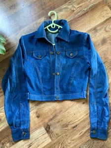 Denim Cropped Jacket