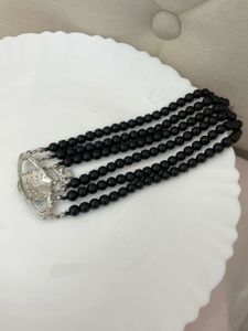 Vivienne Westwood Black Pearl Choker Necklace