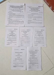 IGNOU BA Political Science Textbooks - Set of 6