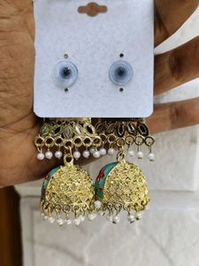 Meenakari Jhumka