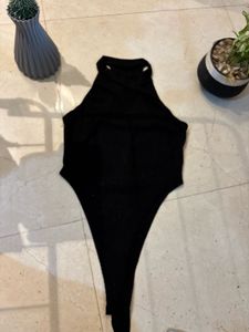 Sleek Black Bodysuit