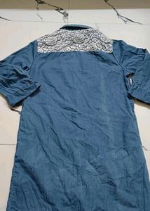Denim Short Kurti